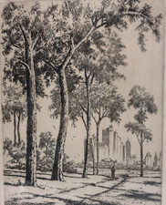 Original signed etching for sale  Saint Petersburg