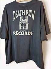 Camiseta Death Row Records 5XL preta/branca cadeira elétrica gráfica, Snoop Dog comprar usado  Enviando para Brazil