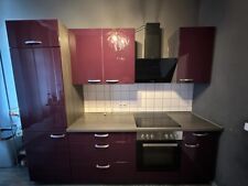 Einbauküche lila herd gebraucht kaufen  Berlin