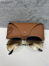 Óculos de sol Ray Ban aviador original grande metal RB 3025 004/51 marrom degradê, usado comprar usado  Enviando para Brazil