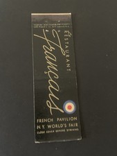 Vintage matchbook restaurant for sale  Skokie
