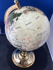 Gemstone inlay globe for sale  Salinas