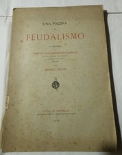 Una pagina feudalismo usato  Italia