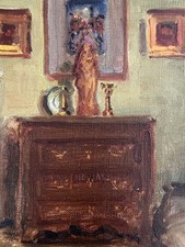 Antique interior painting d'occasion  Expédié en Belgium