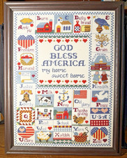 Patriotic finished cross for sale  Dover