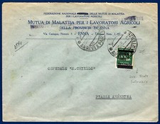 1945 lettera enna usato  Novedrate