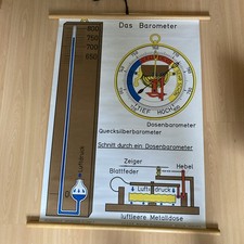 Barometer rolltafel schulwandk gebraucht kaufen  Wipperfürth