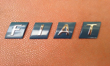 FIAT PUNTO "FIAT" Emblème Lettrage Logo Chrome/Badge Emblem Letters/Schriftzug, usado comprar usado  Enviando para Brazil