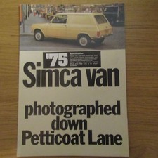 Chrysler simca 1100 for sale  UK