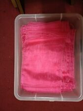 Used fuchsia organza for sale  STANFORD-LE-HOPE