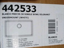 Blanco 442533 composto de granito de montagem inferior PRECISO 30 pol. Cozinha tigela única comprar usado  Enviando para Brazil