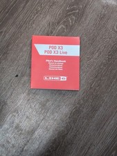 Manual de pilotos vivos Line 6 POD X3 comprar usado  Enviando para Brazil