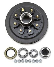Um kit de tambor cubo de freio de reboque 12"X2" 8 em 6,5" BC para eixo de 7000 libras - 22004K, usado comprar usado  Enviando para Brazil