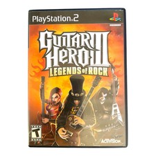 Guitar Hero 3 Legends of Rock PS2 Playstation 2 completo na caixa com manual comprar usado  Enviando para Brazil
