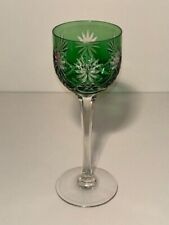 Green crystal glass d'occasion  Expédié en Belgium