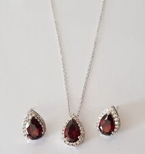 Silver teardrop jewellery for sale  BOLTON