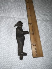 Boneco de motorista antigo, ferro fundido original vagão de incêndio masculino grande Kenton comprar usado  Enviando para Brazil