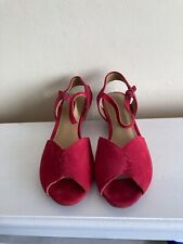 Bnwob red suede for sale  WORTHING