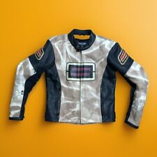 Jaqueta de motocicleta acolchoada de couro genuína SHIFT corrida de rua deserto camuflagem bronzeada comprar usado  Enviando para Brazil