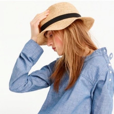 J.crew women raffia for sale  Fullerton