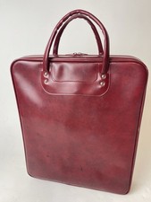 Maletín de transporte para pasar la noche vintage para equipaje rojo cereza con estante y compartimentos segunda mano  Embacar hacia Mexico