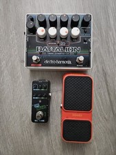 Usado, Pré-amplificador de baixo Electro Harmonix BATTALION e pedal de efeitos DI com Reveb & Wah Peda comprar usado  Enviando para Brazil