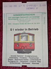 Fahrkarte sonderfahrschein bvg gebraucht kaufen  Berlin