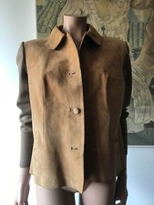 Giacca camoscio vintage usato  Verona