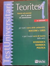 Alpha test bocconi usato  Trani