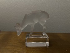 Lalique deer signed for sale  Waterford