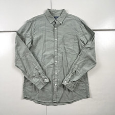 Camisa masculina G.H Bass & Co cinza média botão manga longa comprar usado  Enviando para Brazil