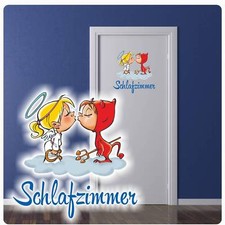 Türaufkleber schlafzimmer eng gebraucht kaufen  Darmstadt