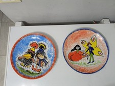 Coppia piatti artistici usato  Palermo