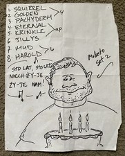 Primus Tour Setlist - 24/06/12 Modesto Centre Plaza Les Claypool comprar usado  Enviando para Brazil