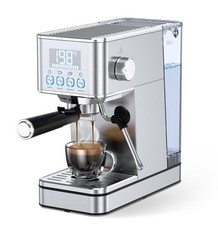 Máquina de café expresso compacta de aço inoxidável 20 bar, com espumador de leite 0,272 comprar usado  Enviando para Brazil