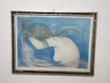 Quadro disegno litografia usato  Ragalna