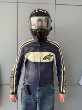 Alpinestars leather jacket for sale  TWICKENHAM