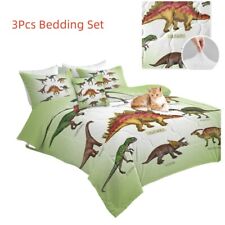 3pcs dinosaur bedding for sale  USA