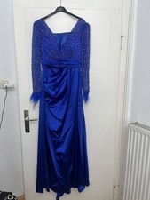 Elegantes abendkleid königsbl gebraucht kaufen  Wiesbaden