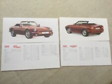 Tvr brochures 400se for sale  WEYMOUTH