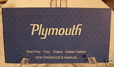 **NOS** 1976 Plymouth Duster Valiant Owners Manual 76 comprar usado  Enviando para Brazil