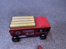 Caminhão de bombeiros vintage de madeira vermelho pequeno comprar usado  Enviando para Brazil