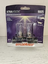 Paquete de 2 bombillas de faros automáticos Sylvania XtraVision 9005 *Paquete abierto *6 DISPONIBLES* segunda mano  Embacar hacia Mexico