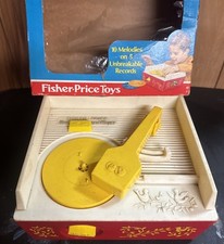 Usado, Caixa de música Fisher Price brinquedo toca-discos - 1971 MiB caixa de janela - Parece ótimo comprar usado  Enviando para Brazil