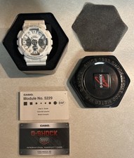 Relógio masculino CASIO "G-Shock" #5299 GA-120A branco analógico-digital funcionando BOM! comprar usado  Enviando para Brazil
