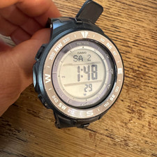 Casio Pro Trek PRG-330-IJF pulseira de resina de aço inoxidável resistente à água solar, usado comprar usado Casio Pro Trek PRG-330-IJF pulseira de resina de aço inoxidável resistente à água solar, usado comprar usado  Enviando para Brazil