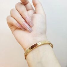 Usado, Pulseira feminina com acabamento em ouro 18k comprar usado  Enviando para Brazil