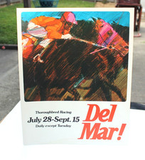 PLACA PUBLICITÁRIA VINTAGE DEL MAR PURO-SANGUE CLUBE CORRIDA DE CAVALOS STAND-UP PAPELÃO, usado comprar usado PLACA PUBLICITÁRIA VINTAGE DEL MAR PURO-SANGUE CLUBE CORRIDA DE CAVALOS STAND-UP PAPELÃO, usado comprar usado  Enviando para Brazil