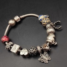 Bracciale pandora argento usato  Spedire a Italy