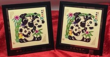 Panda chinese papercut for sale  Camby
